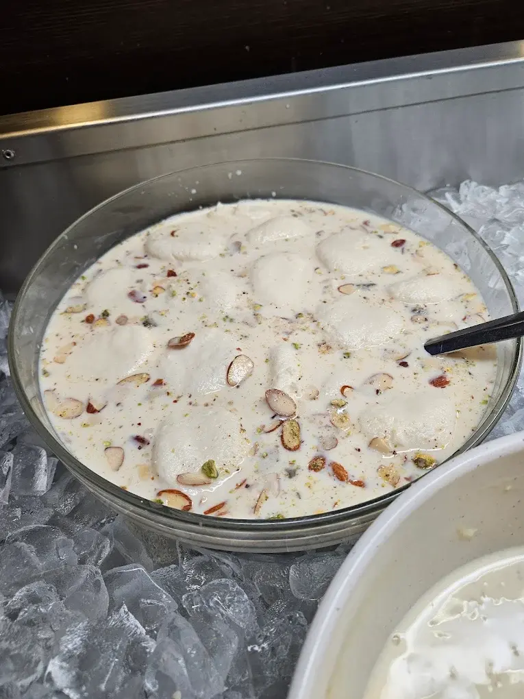 Delicious Rasmalai at Shan e’ Punjab in Edmonton, AB